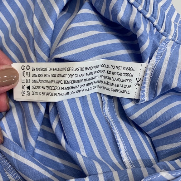 NWT Striped Blue Skort - Picture 3 of 5